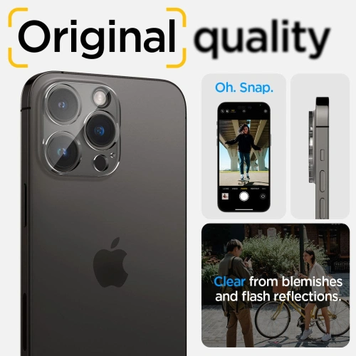 Buy Spigen Optik.tr Camera Protector Apple iPhone 14 Pro/14 Pro Max Crystal Clear [2 PACK] - SPN2536 - {ean13} - Home Screen Store Europe