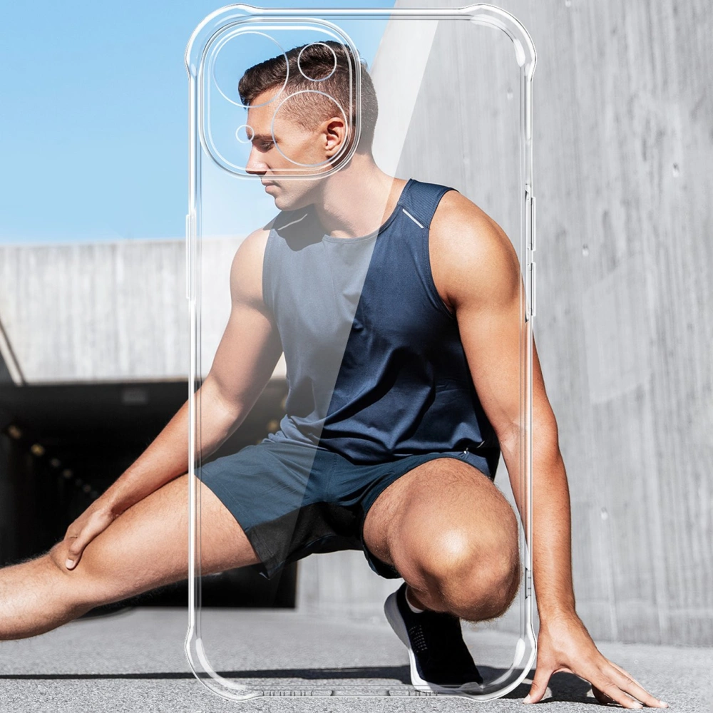 Etui UGREEN LP602 Bright Cushion Protective Case Apple iPhone 14 Plus / 15 Plus przezroczyste