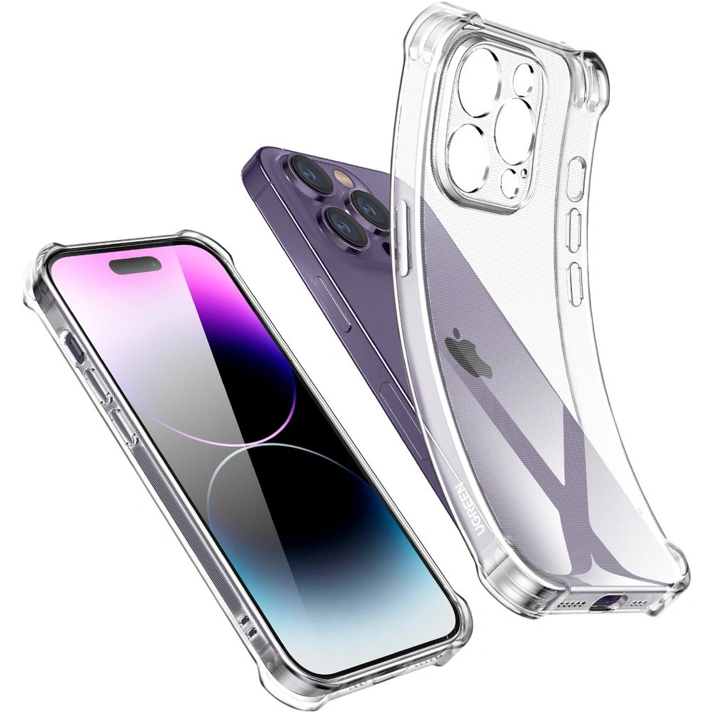 Etui UGREEN LP603 Bright Cushion Protective Case Apple iPhone 14 Pro przezroczyste