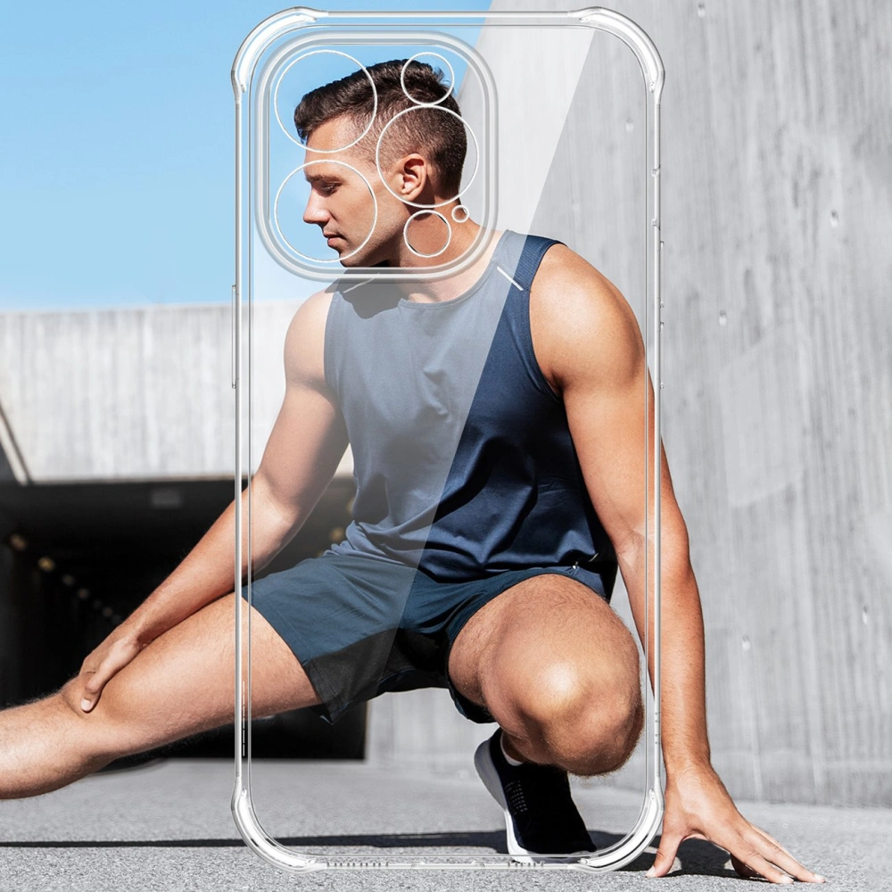 Etui UGREEN LP603 Bright Cushion Protective Case Apple iPhone 14 Pro przezroczyste