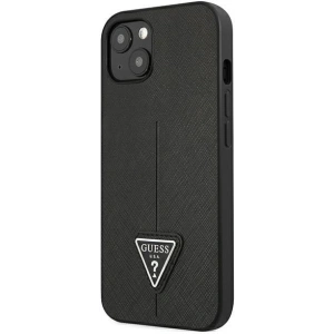 Kup Case Guess GUHCP13SPSATLK Apple iPhone 13 mini schwarz/black hardcase Saffiano Triangle Logo - GUE2068 - {ean13} - Sklep Home Screen