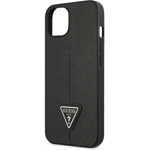 Kup Case Guess GUHCP13SPSATLK Apple iPhone 13 mini schwarz/black hardcase Saffiano Triangle Logo - GUE2068 - {ean13} - Sklep Home Screen