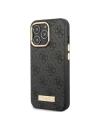 Etui Guess GUHMP13LU4GPRK Apple iPhone 13 Pro czarny/black hard case 4G Logo Plate MagSafe