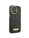Etui Guess GUHMP13LU4GPRK Apple iPhone 13 Pro czarny/black hard case 4G Logo Plate MagSafe
