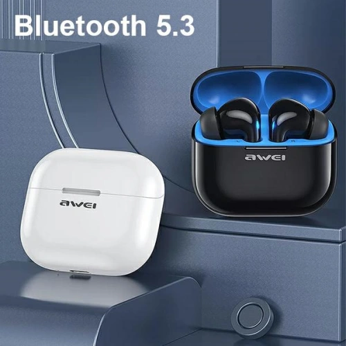 Kup TWS Kopfhörer AWEI T1 Pro Bluetooth 5.3 + Dockingstation schwarz/black - AWEI113 - {ean13} - Sklep Home Screen