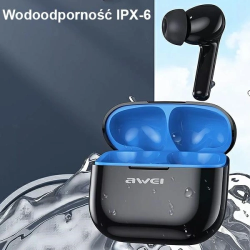 Kup TWS Kopfhörer AWEI T1 Pro Bluetooth 5.3 + Dockingstation schwarz/black - AWEI113 - {ean13} - Sklep Home Screen