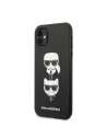 Kup Case Karl Lagerfeld KLHCN61SAKICKCBK Apple iPhone 11 schwarz/black hardcase Saffiano Ikonik Karl&Choupette Head - KLD1093 - {ean13} - Sklep Home Screen
