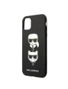 Kup Case Karl Lagerfeld KLHCN61SAKICKCBK Apple iPhone 11 schwarz/black hardcase Saffiano Ikonik Karl&Choupette Head - KLD1093 - {ean13} - Sklep Home Screen