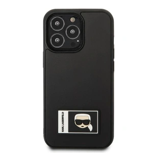 Etui Karl Lagerfeld KLHCP13L3DKPK Apple iPhone 13 Pro czarny/black hardcase Ikonik Patch