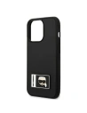 Etui Karl Lagerfeld KLHCP13L3DKPK Apple iPhone 13 Pro czarny/black hardcase Ikonik Patch