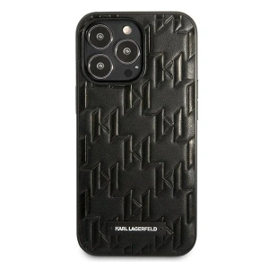 Etui Karl Lagerfeld KLHCP13LMNMP1K Apple iPhone 13 Pro hardcase czarny/black Monogram Plaque