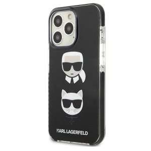 Etui Karl Lagerfeld KLHCP13LTPE2TK Apple iPhone 13 Pro hardcase czarny/black Karl&Choupette Head