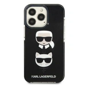 Etui Karl Lagerfeld KLHCP13LTPE2TK Apple iPhone 13 Pro hardcase czarny/black Karl&Choupette Head