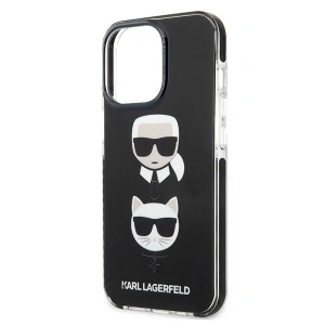 Etui Karl Lagerfeld KLHCP13LTPE2TK Apple iPhone 13 Pro hardcase czarny/black Karl&Choupette Head