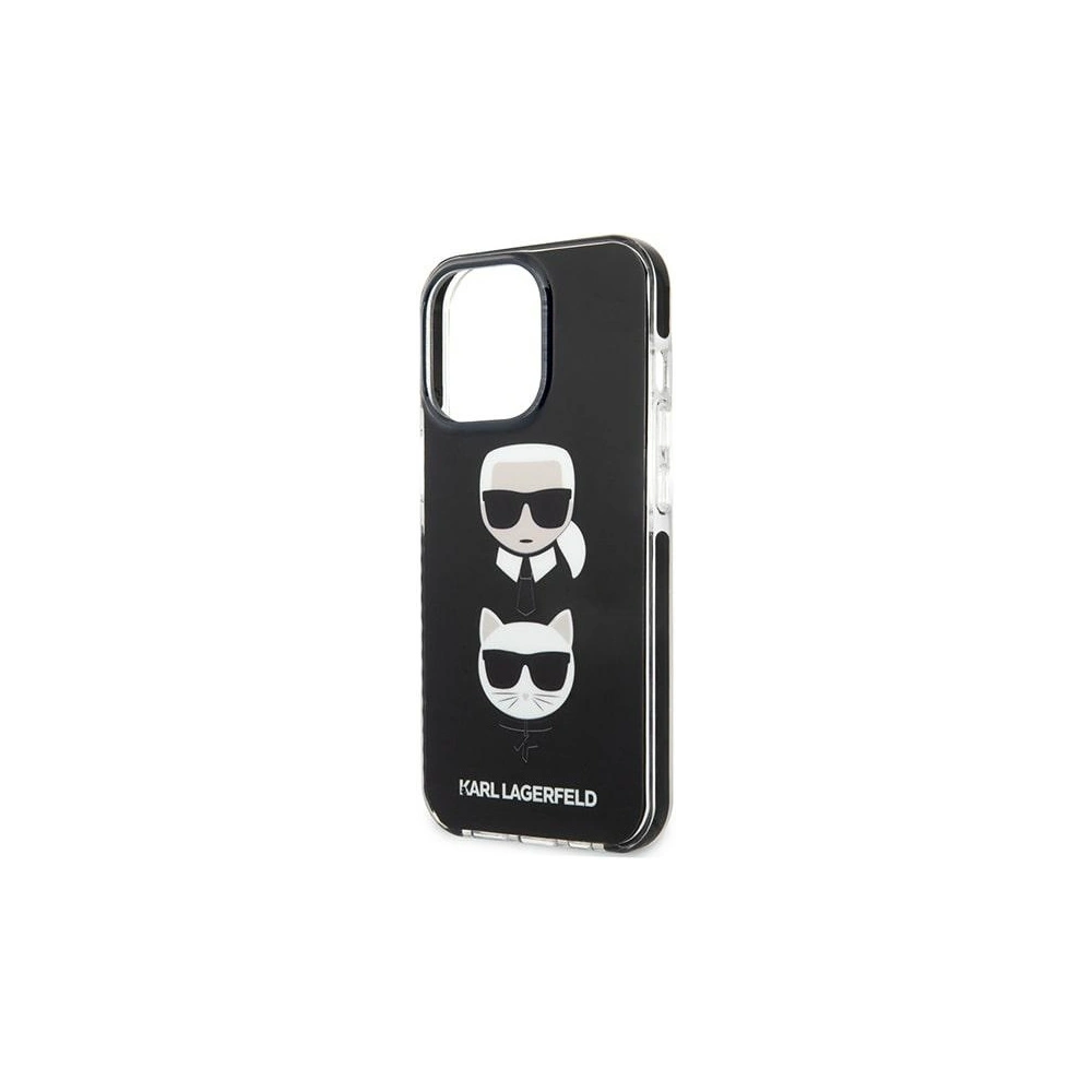 Etui Karl Lagerfeld KLHCP13LTPE2TK Apple iPhone 13 Pro hardcase czarny/black Karl&Choupette Head