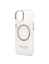 Etui Guess GUHMP13MHTRMD Apple iPhone 13 złoty/gold hard case Metal Outline Magsafe