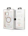 Etui Guess GUHMP13MHTRMD Apple iPhone 13 złoty/gold hard case Metal Outline Magsafe