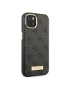 Etui Guess GUHMP13MU4GPRK Apple iPhone 13 czarny/black hard case 4G Logo Plate MagSafe