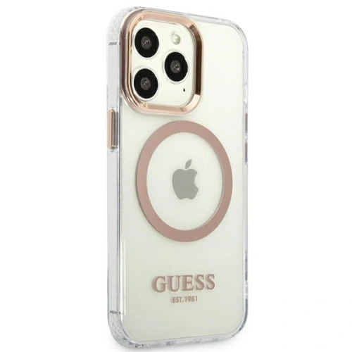 Kup Etui Guess GUHMP13XHTRMD Apple iPhone 13 Pro Max arany/hardver ház Metal Outline Magsafe - GUE2079 - {ean13} - Sklep Home Screen