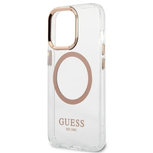 Kup Etui Guess GUHMP13XHTRMD Apple iPhone 13 Pro Max arany/hardver ház Metal Outline Magsafe - GUE2079 - {ean13} - Sklep Home Screen