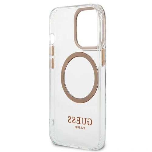 Kup Etui Guess GUHMP13XHTRMD Apple iPhone 13 Pro Max arany/hardver ház Metal Outline Magsafe - GUE2079 - {ean13} - Sklep Home Screen