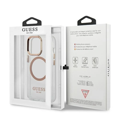 Kup Etui Guess GUHMP13XHTRMD Apple iPhone 13 Pro Max arany/hardver ház Metal Outline Magsafe - GUE2079 - {ean13} - Sklep Home Screen