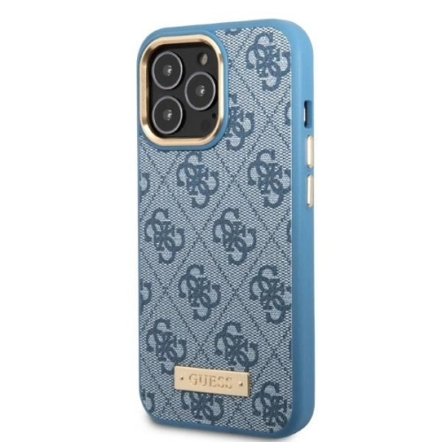 Kup Etui Guess GUHMP13XU4GPRB Apple iPhone 13 Pro Max kék/blue kemény tok 4G Logo Plate MagSafe - GUE2080 - {ean13} - Sklep Home Screen