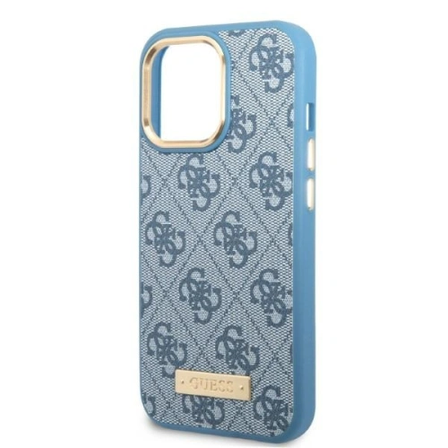 Kup Etui Guess GUHMP13XU4GPRB Apple iPhone 13 Pro Max kék/blue kemény tok 4G Logo Plate MagSafe - GUE2080 - {ean13} - Sklep Home Screen