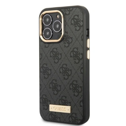 Kup Case Guess GUHMP13XU4GPRK Apple iPhone 13 Pro Max schwarz/black hard case 4G Logo Plate MagSafe - GUE2081 - {ean13} - Sklep Home Screen