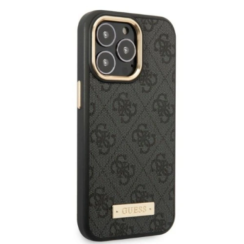 Kup Etui Guess GUHMP13XU4GPRK Apple iPhone 13 Pro Max černé/black hard case 4G Logo Plate MagSafe - GUE2081 - {ean13} - Sklep Home Screen