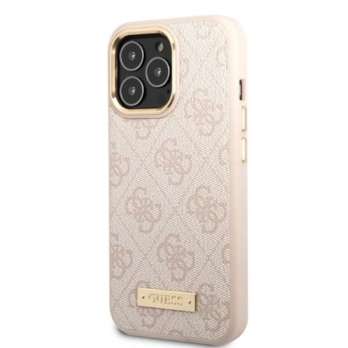 Kup Case Guess GUHMP13XU4GPRP für Apple iPhone 13 Pro Max rosa/pink Hartschale 4G Logo-Platte MagSafe - GUE2082 - {ean13} - Sklep Home Screen
