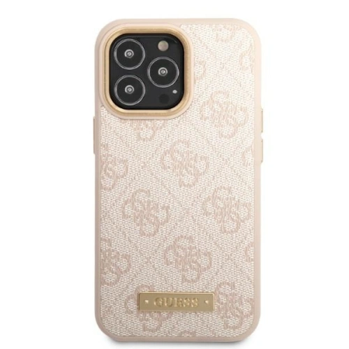 Kup Case Guess GUHMP13XU4GPRP für Apple iPhone 13 Pro Max rosa/pink Hartschale 4G Logo-Platte MagSafe - GUE2082 - {ean13} - Sklep Home Screen