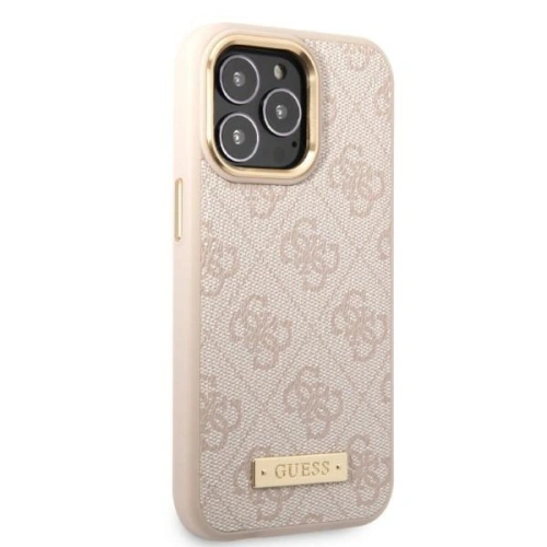 Kup Case Guess GUHMP13XU4GPRP für Apple iPhone 13 Pro Max rosa/pink Hartschale 4G Logo-Platte MagSafe - GUE2082 - {ean13} - Sklep Home Screen