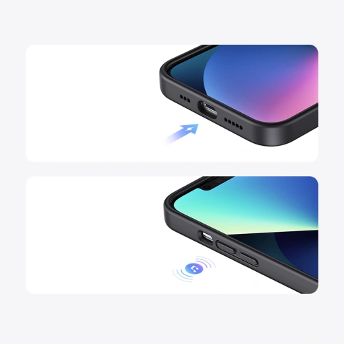 Kup Husa UGREEN LP626 Silky Silicone Protective pentru Apple iPhone 14 Plus / 15 Plus neagră - UGR1399 - {ean13} - Sklep Home Screen