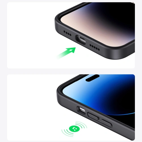 Kup Etui UGREEN LP628 Silky Silicone Protective Case Apple iPhone 14 Pro Max czarny - UGR1401 - {ean13} - Sklep Home Screen