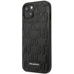 Kup Case Karl Lagerfeld KLHCP13SMNMP1K Apple iPhone 13 mini Hardcase schwarz/black Monogram Plaque - KLD1103 - {ean13} - Sklep Home Screen
