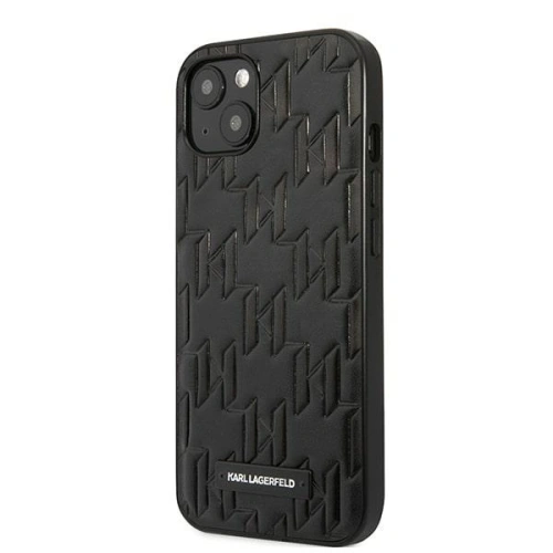 Kup Case Karl Lagerfeld KLHCP13SMNMP1K Apple iPhone 13 mini Hardcase schwarz/black Monogram Plaque - KLD1103 - {ean13} - Sklep Home Screen