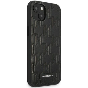 Kup Case Karl Lagerfeld KLHCP13SMNMP1K Apple iPhone 13 mini Hardcase schwarz/black Monogram Plaque - KLD1103 - {ean13} - Sklep Home Screen
