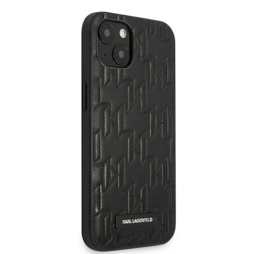 Kup Etui Karl Lagerfeld KLHCP13SMNMP1K Apple iPhone 13 mini hardcase czarny/black Monogram Plaque - KLD1103 - {ean13} - Sklep Home Screen