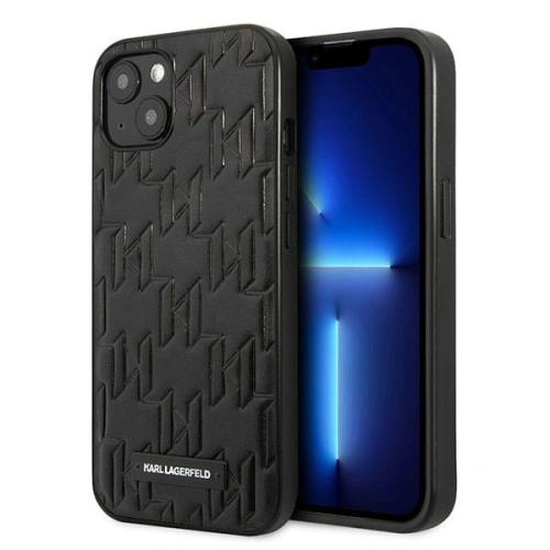 Kup Etui Karl Lagerfeld KLHCP13SMNMP1K Apple iPhone 13 mini kemény tok fekete/black Monogram Plaque - KLD1103 - {ean13} - Sklep Home Screen