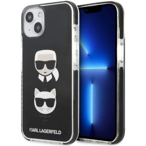Kup Case Karl Lagerfeld KLHCP13STPE2TK Apple iPhone 13 mini Hardcase schwarz/black Karl&Choupette Head - KLD1105 - {ean13} - Sklep Home Screen