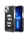Case Karl Lagerfeld KLHCP13STPE2TK Apple iPhone 13 mini Hardcase schwarz/black Karl&Choupette Head
