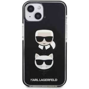 Kup Case Karl Lagerfeld KLHCP13STPE2TK Apple iPhone 13 mini Hardcase schwarz/black Karl&Choupette Head - KLD1105 - {ean13} - Sklep Home Screen
