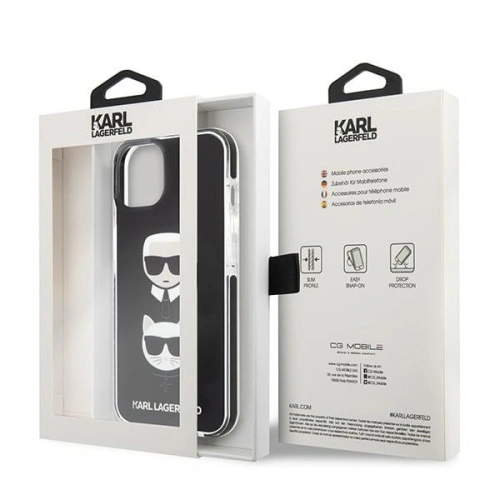 Kup Etui Karl Lagerfeld KLHCP13STPE2TK Apple iPhone 13 mini hardcase černý/black Karl&Choupette Head - KLD1105 - {ean13} - Sklep Home Screen