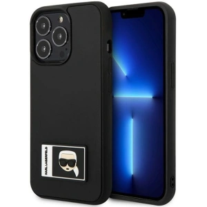 Buy Karl Lagerfeld KLHCP13X3DKPK Apple iPhone 13 Pro Max black hardcase Ikonik Patch - KLD1106 - {ean13} - Home Screen Store Europe
