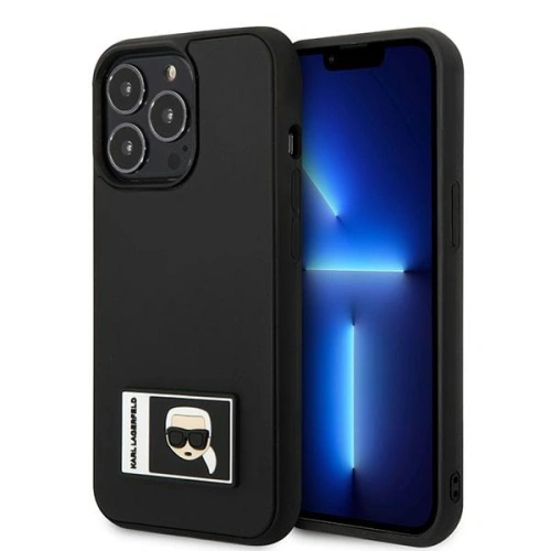 Kup Etui Karl Lagerfeld KLHCP13X3DKPK Apple iPhone 13 Pro Max negru/black hardcase Ikonik Patch - KLD1106 - {ean13} - Sklep Home Screen