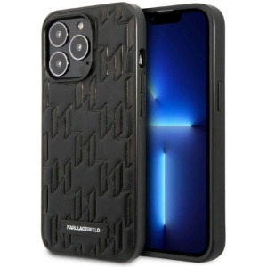 Kup Etui Karl Lagerfeld KLHCP13XMNMP1K Apple iPhone 13 Pro Max kemény tok fekete/black Monogram Plaque - KLD1107 - {ean13} - Sklep Home Screen