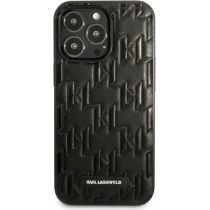 Buy Karl Lagerfeld KLHCP13XMNMP1K Apple iPhone 13 Pro Max hardcase black Monogram Plaque - KLD1107 - {ean13} - Home Screen Store Europe