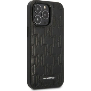 Buy Karl Lagerfeld KLHCP13XMNMP1K Apple iPhone 13 Pro Max hardcase black Monogram Plaque - KLD1107 - {ean13} - Home Screen Store Europe