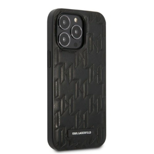 Kup Case Karl Lagerfeld KLHCP13XMNMP1K Apple iPhone 13 Pro Max Hardcase schwarz/black Monogramm-Plakette - KLD1107 - {ean13} - Sklep Home Screen